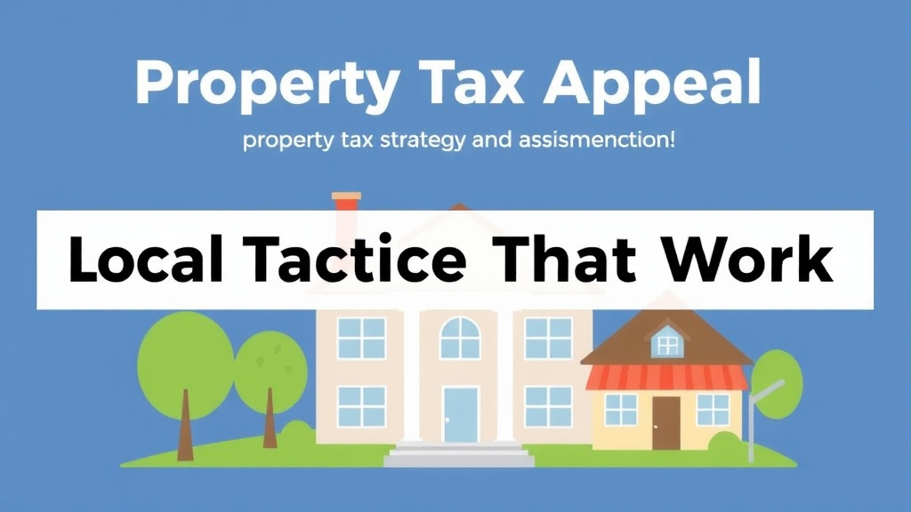 Process flow illustration for putting property Tax Appeal Strategy for Cobb County, GA: Local Tactics That Work into action