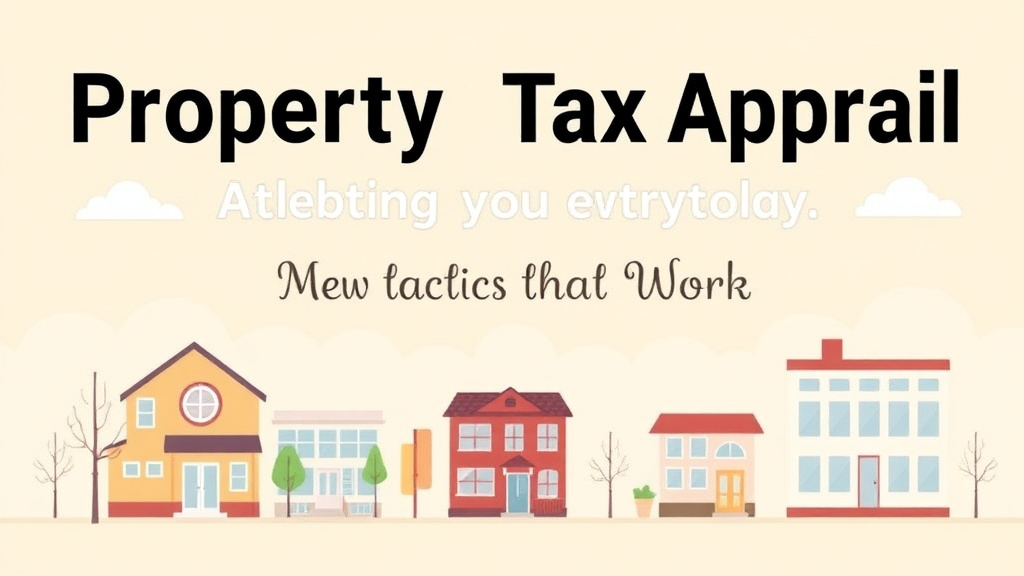 An informative visual explaining property Tax Appeal Strategy for Cuyahoga County, OH: Local Tactics That Work for beginners and professionals