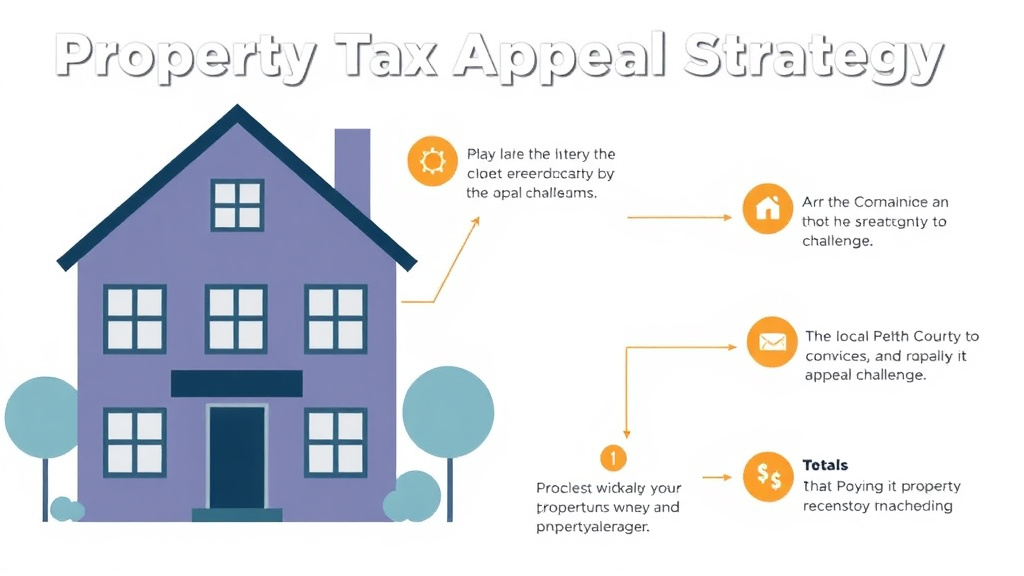 Process flow illustration for putting property Tax Appeal Strategy for Fulton County, GA: Local Tactics That Work into action