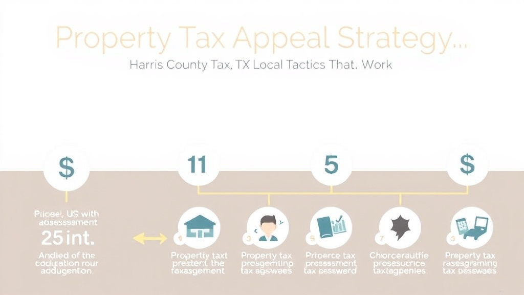 Hands-on guide visualization for property Tax Appeal Strategy for Harris County, TX: Local Tactics That Work