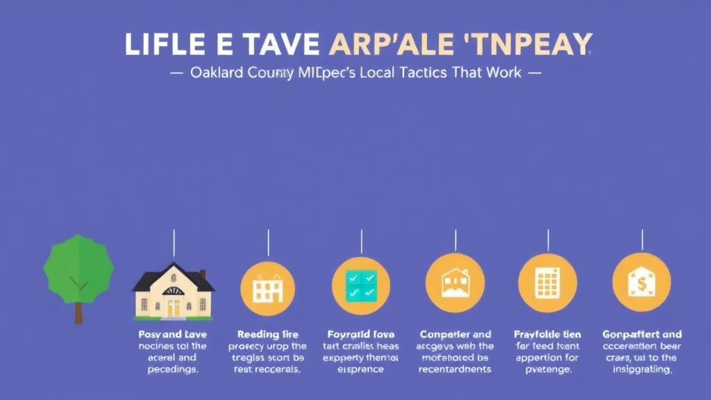 Practical workflow diagram for property Tax Appeal Strategy for Oakland County, MI: Local Tactics That Work