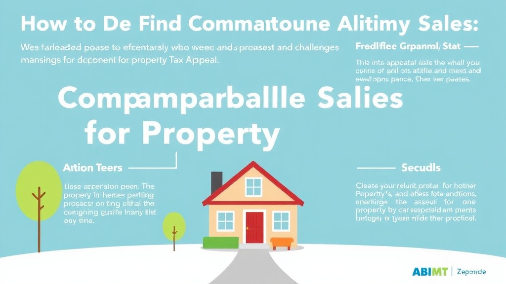Practical workflow diagram for find Comparable Sales for Your Property Tax Appeal