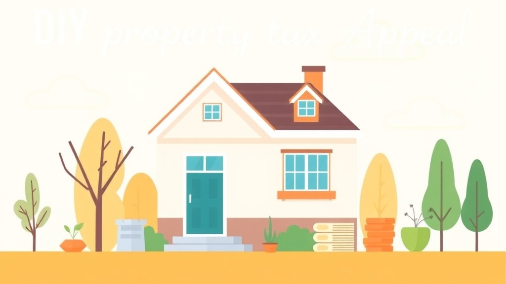 Illustration breaking down the fundamentals of DIY Property Tax Appeal: Save Money Without Hiring a Pro