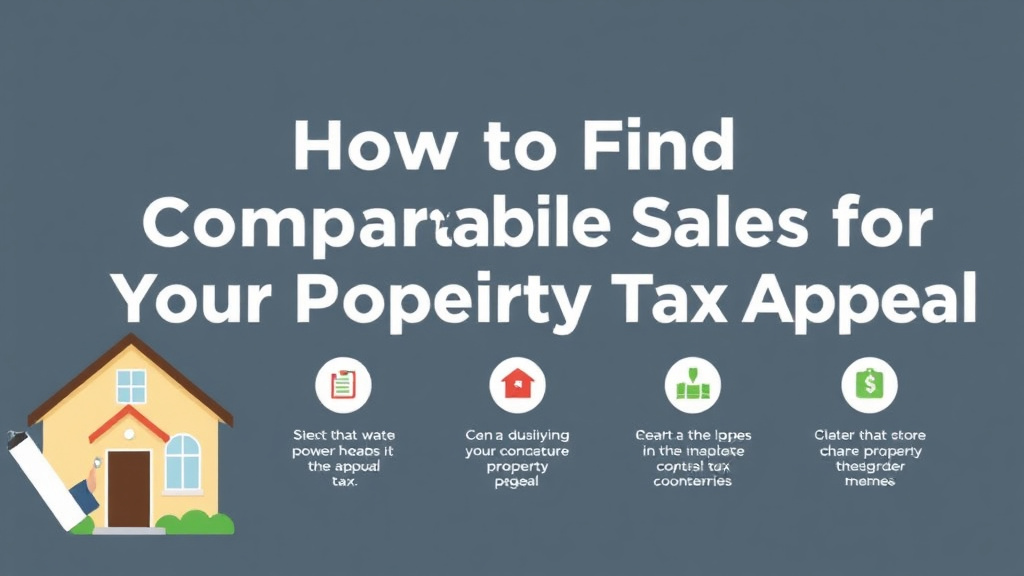 Step-by-step visual guide for implementing find Comparable Sales for Your Property Tax Appeal: Complete Guide