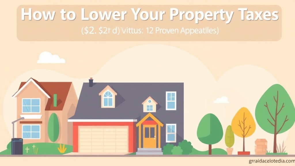 Clear illustration of lower Your Property Taxes: 12 Proven Methods with supporting details