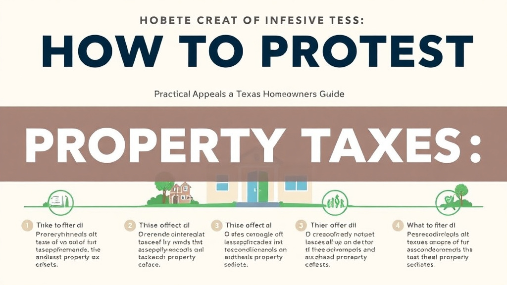 Practical workflow diagram for protest Property Taxes: A Texas Homeowner's Guide