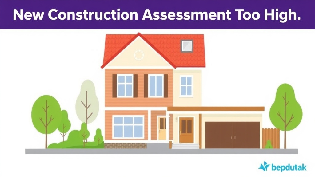 Real-world application diagram for new Construction Assessment Too High? How to Appeal a New Build Valuation