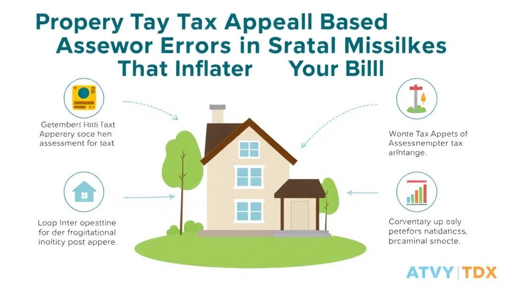 Real-world application diagram for property Tax Appeal Based on Assessor Errors: Data Mistakes That Inflate Your Bill