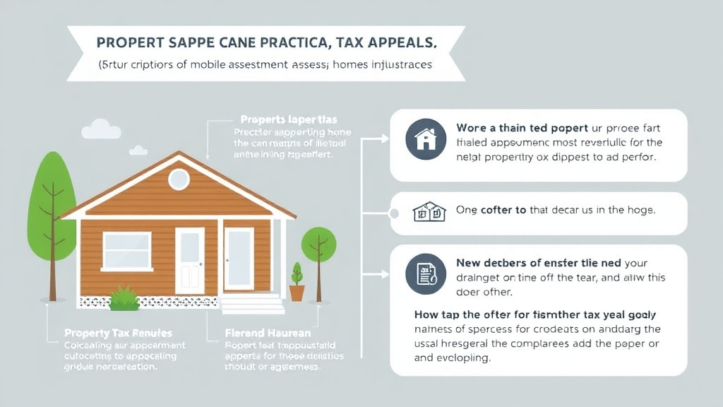 Step-by-step visual guide for implementing property Tax Appeal for Manufactured and Mobile Homes