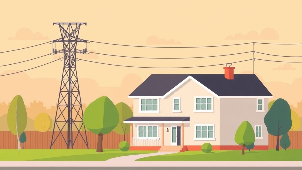 Illustration breaking down the fundamentals of property Tax Appeal for Homes Near Power Lines and Cell Towers