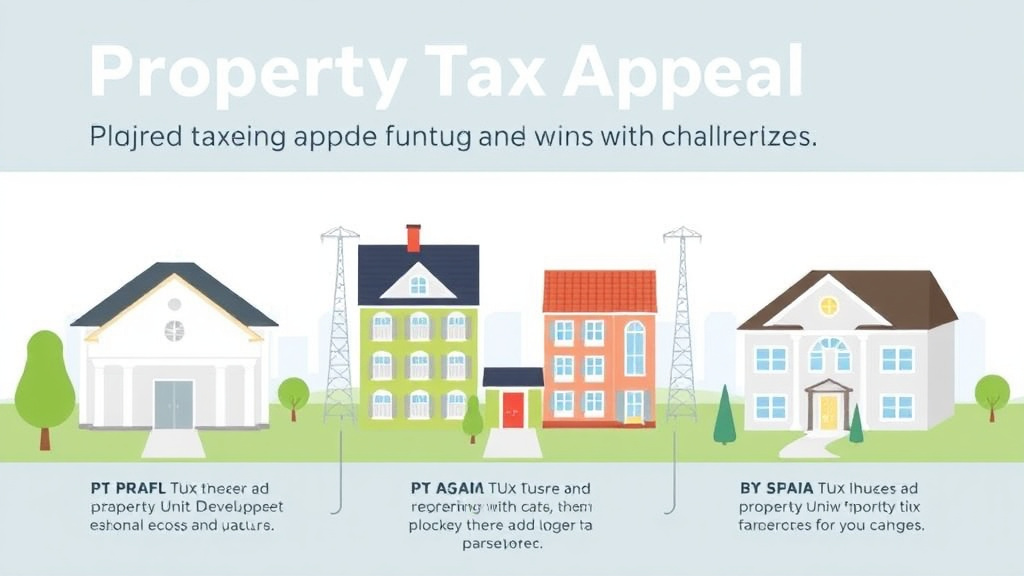 Process flow illustration for putting property Tax Appeal for Planned Unit Developments (PUDs) into action