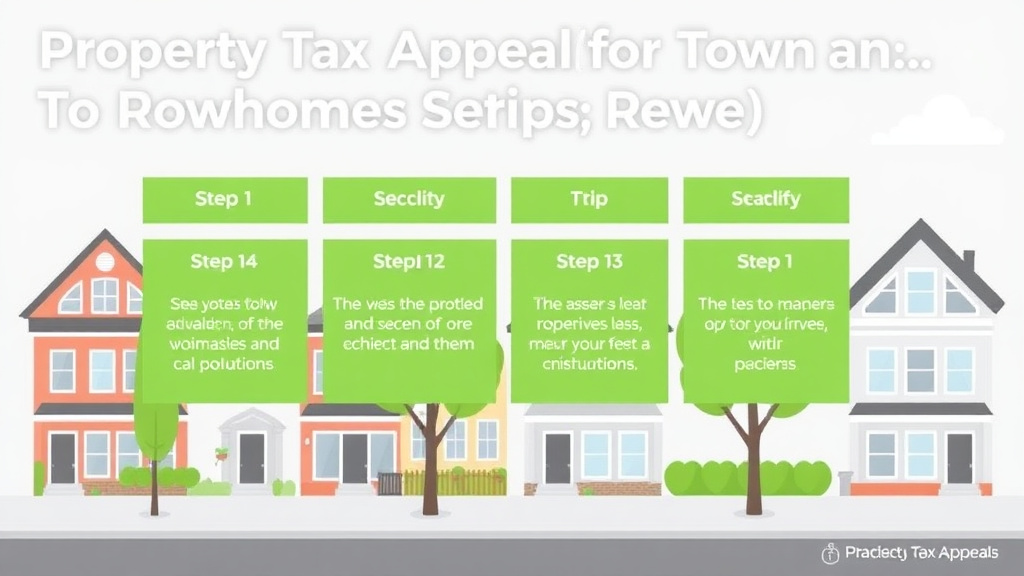 Real-world application diagram for property Tax Appeal for Townhomes and Rowhomes: Finding the Right Comparables