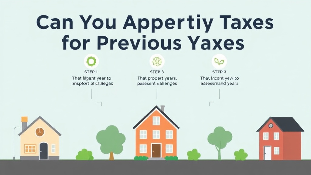 Practical checklist visual for can You Appeal Property Taxes for Previous Years? Multi-Year Appeal Guide