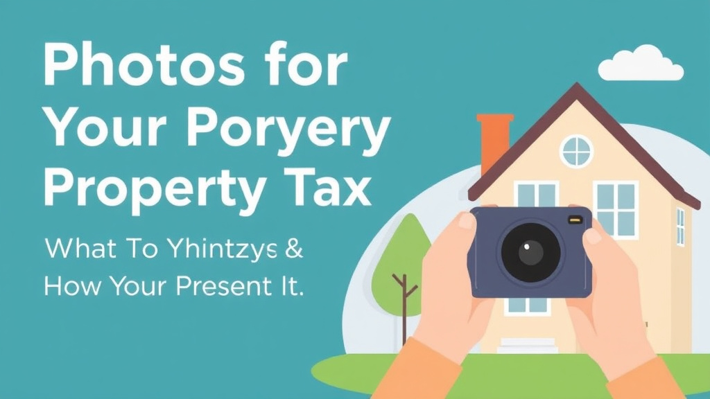 Process flow illustration for putting photos for Your Property Tax Appeal: What to Photograph and How to Present It into action