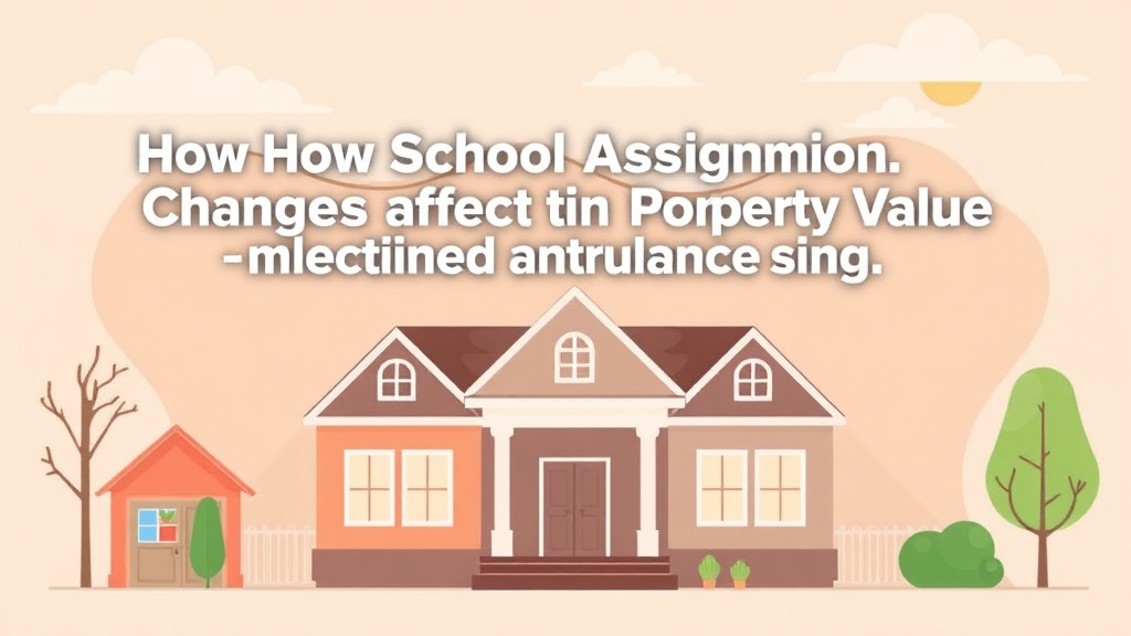 Conceptual diagram showing how how School Assignment Changes Affect Property Value and Your Tax Appeal works in practice