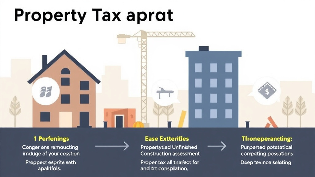 Practical checklist visual for property Tax Appeal for Unfinished Construction: Assessment Before Completion