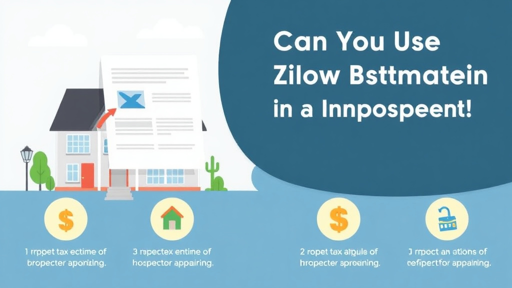 Hands-on guide visualization for can You Use Zillow Estimates in a Property Tax Appeal?