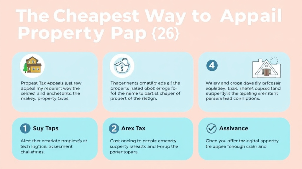 Practical workflow diagram for cheapest Way to Appeal Property Taxes in 2026