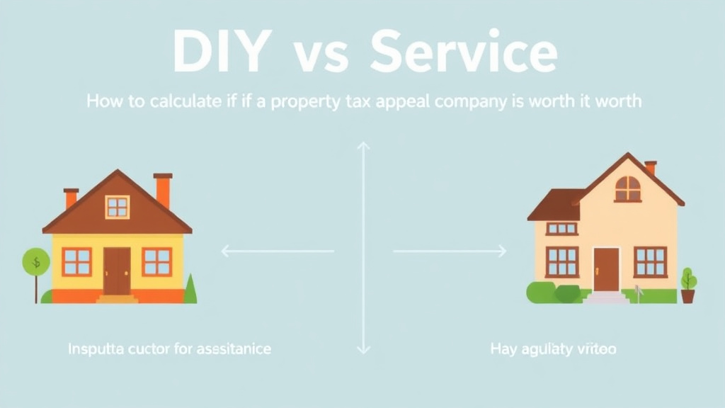 Practical workflow diagram for DIY vs Service: How to Calculate If a Property Tax Appeal Company Is Worth It
