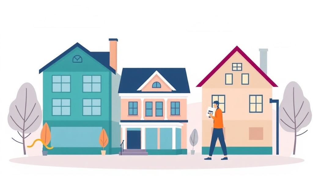 A professional illustration depicting property Tax Protest Companies Compared: Fees, Coverage, and Success Rates