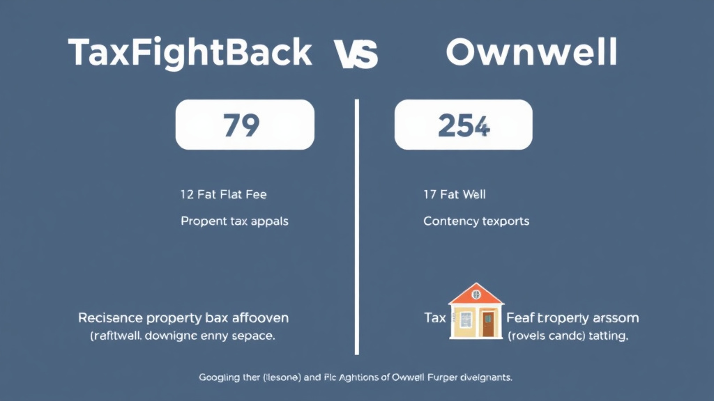 Implementation roadmap for taxFightBack vs Ownwell: $79 Flat Fee vs 25% Contingency Compared with actionable steps
