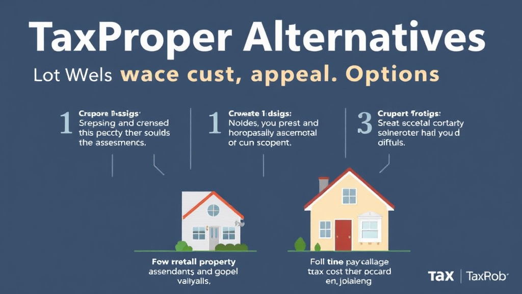 Practical checklist visual for taxProper Alternatives: Lower-Cost Property Tax Appeal Options