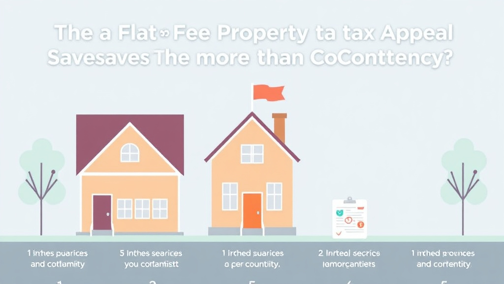 Practical workflow diagram for why a Flat-Fee Property Tax Appeal Saves You More Than Contingency