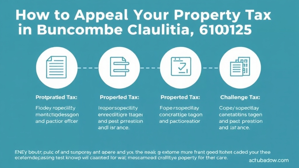 Hands-on guide visualization for appeal Your Property Tax in Buncombe County, North Carolina (2026 Guide)