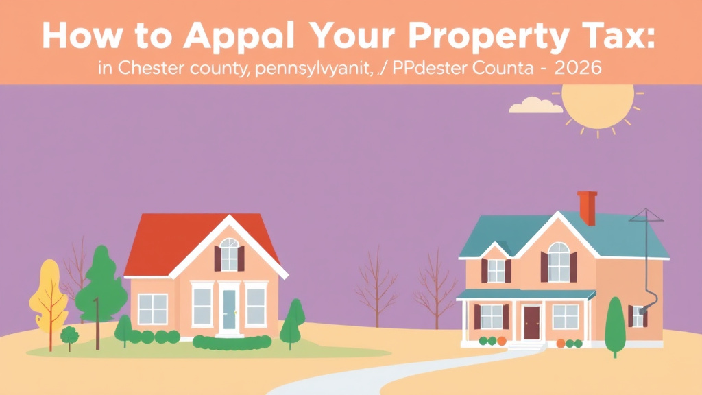 Conceptual diagram showing how appeal Your Property Tax in Chester County, Pennsylvania (2026 Guide) works in practice