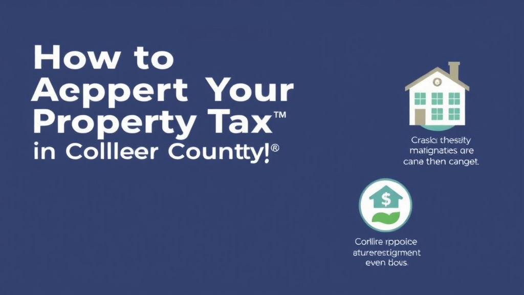 Hands-on guide visualization for appeal Your Property Tax in Collier County, Florida (2026 Guide)