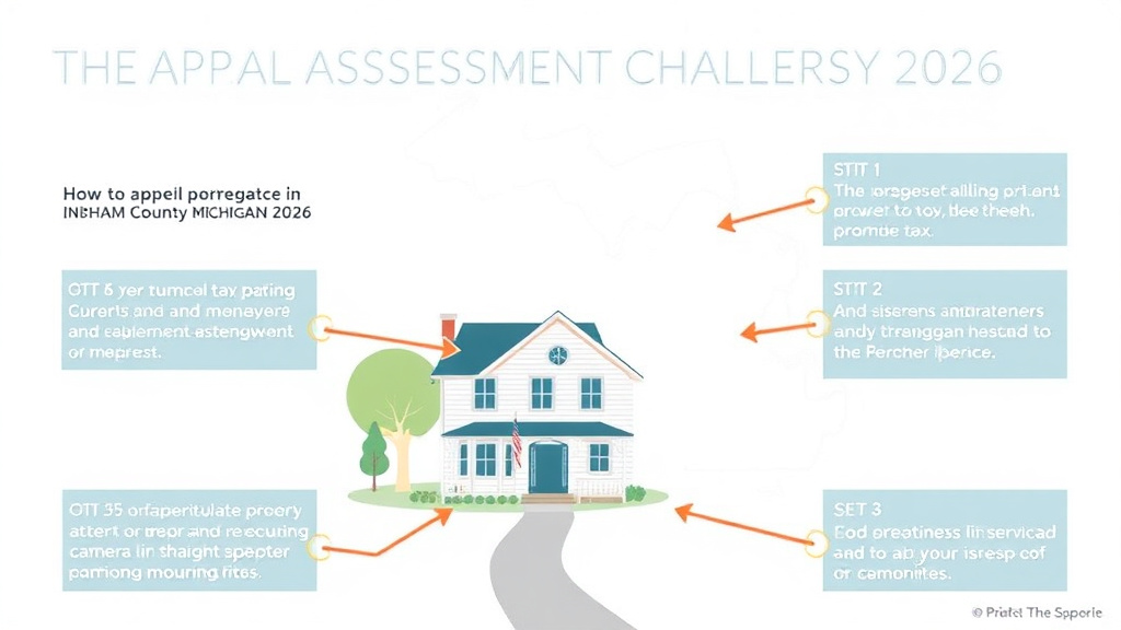 Action-oriented illustration showing how to apply appeal Your Property Tax in Ingham County, Michigan (2026 Guide)