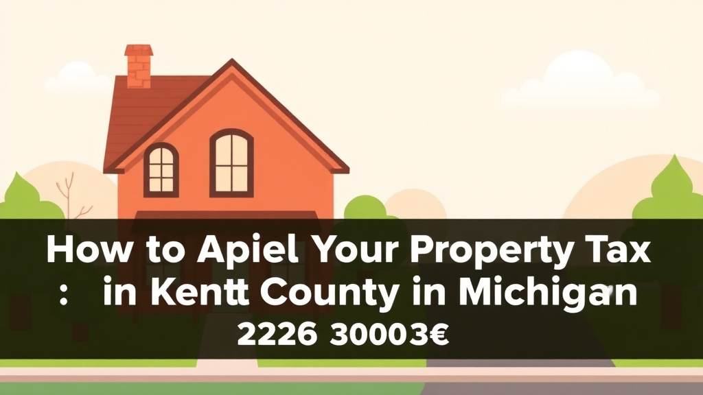 Visual overview of appeal Your Property Tax in Kent County, Michigan (2026 Guide) with key concepts highlighted