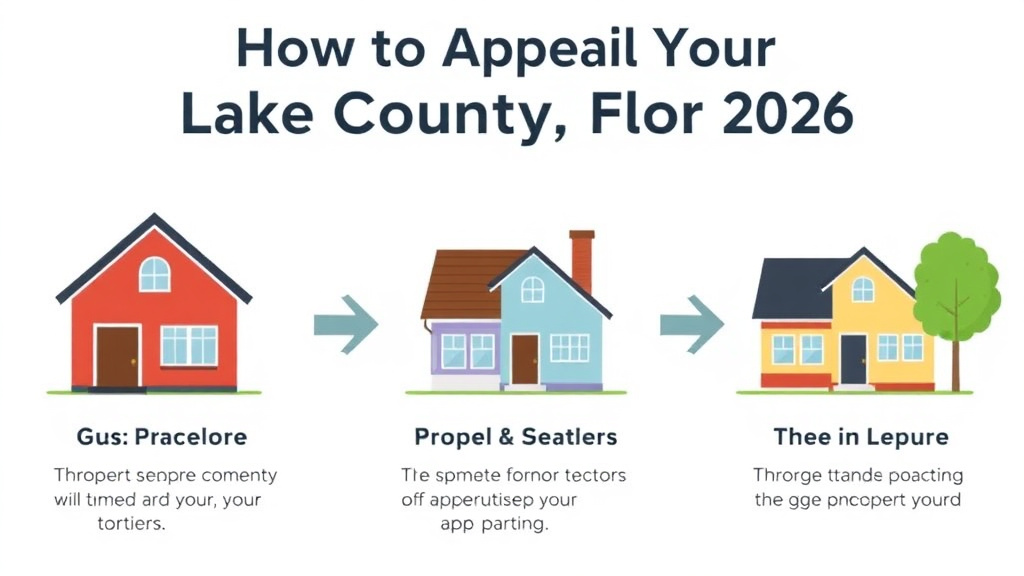 Process flow illustration for putting appeal Your Property Tax in Lake County, Florida (2026 Guide) into action