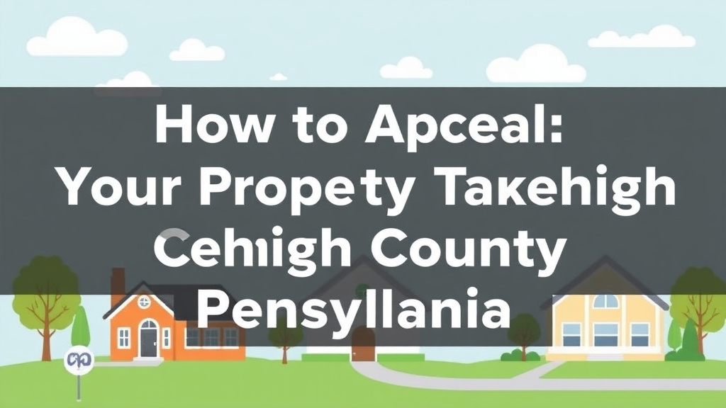 Step-by-step visual guide for implementing appeal Your Property Tax in Lehigh County, Pennsylvania (2026 Guide)