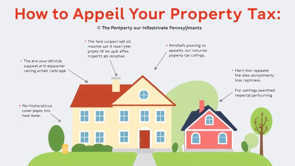 Process flow illustration for putting appeal Your Property Tax in Montgomery County, Pennsylvania (2026 Guide) into action