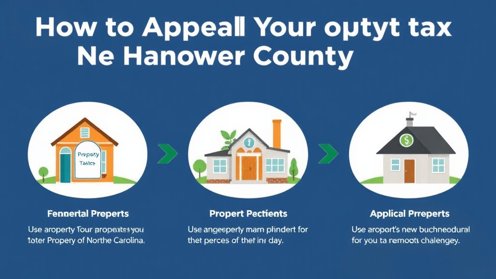 Process flow illustration for putting appeal Your Property Tax in New Hanover County, North Carolina (2026 Guide) into action