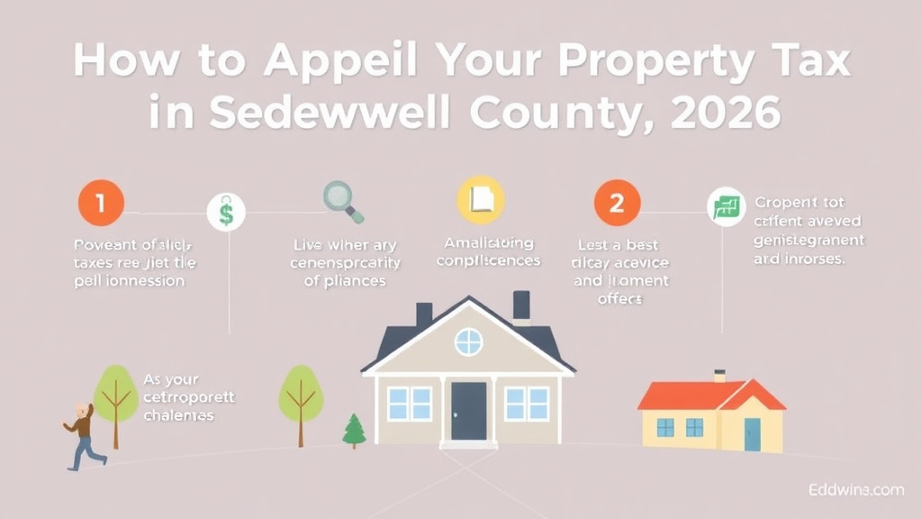 Process flow illustration for putting appeal Your Property Tax in Sedgwick County, Kansas (2026 Guide) into action