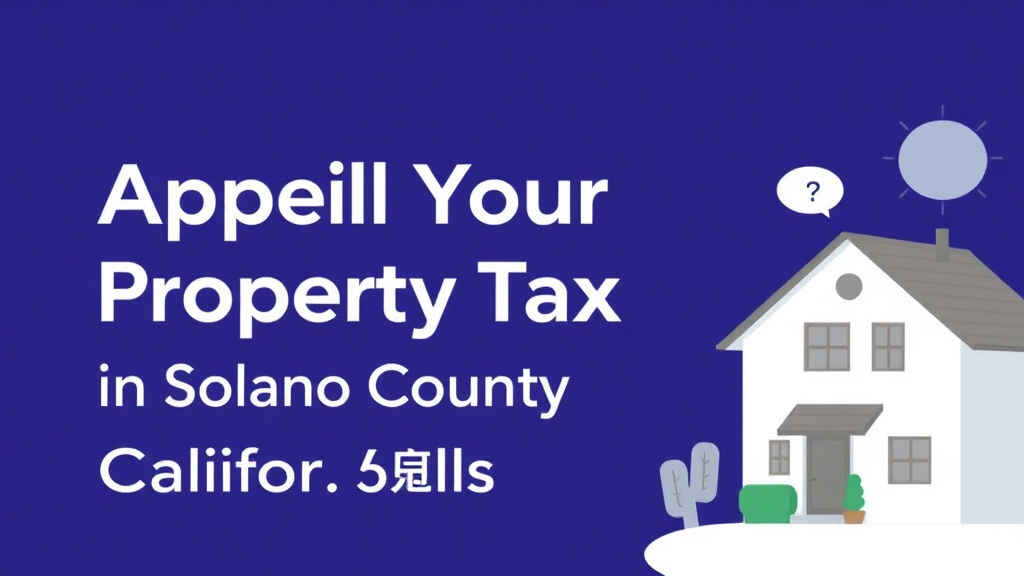 Practical checklist visual for appeal Your Property Tax in Solano County, California (2026 Guide)