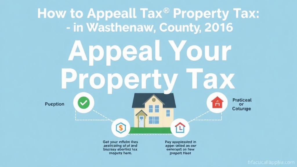 Hands-on guide visualization for appeal Your Property Tax in Washtenaw County, Michigan (2026 Guide)