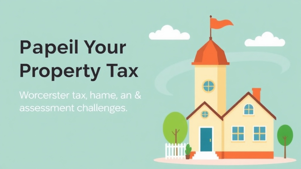 An informative visual explaining appeal Your Property Tax in Worcester County, Massachusetts (2026 Guide) for beginners and professionals