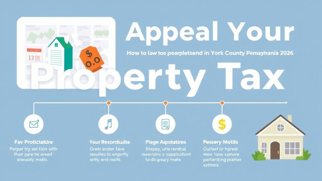 Practical workflow diagram for appeal Your Property Tax in York County, Pennsylvania (2026 Guide)