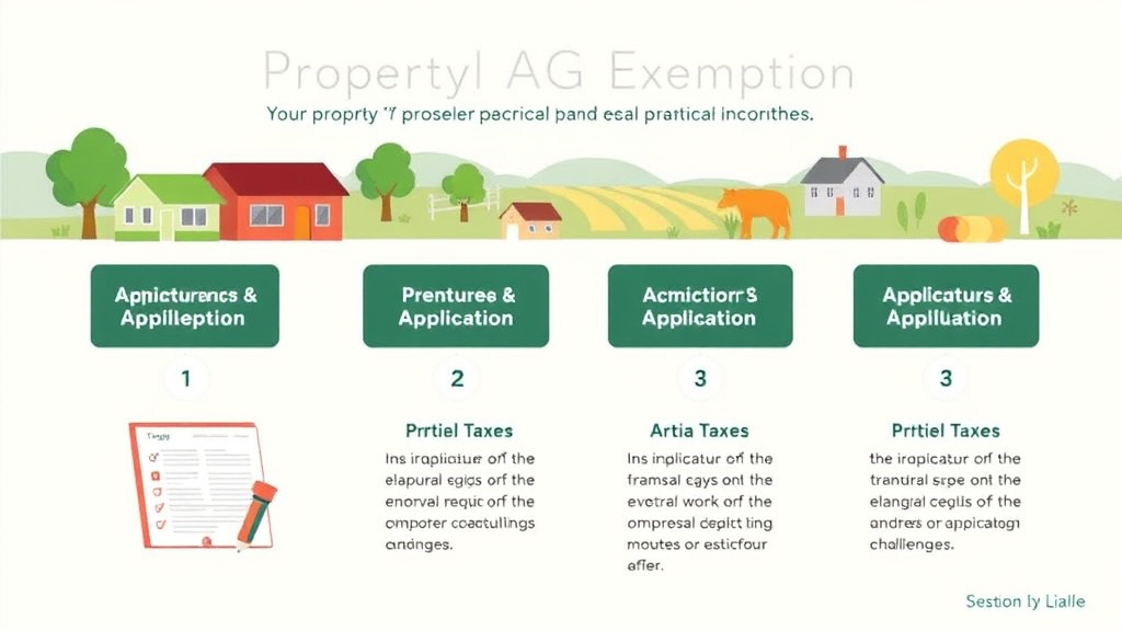 Implementation roadmap for agricultural (Ag) Exemption for Property Taxes: Requirements and Application with actionable steps