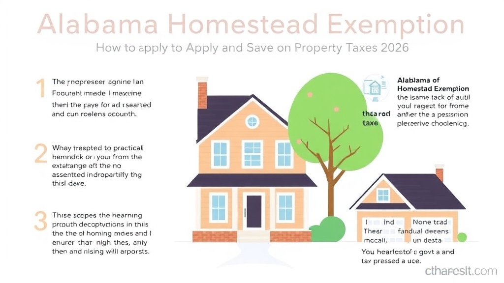Real-world application diagram for alabama Homestead Exemption: How to Apply and Save on Property Taxes (2026)