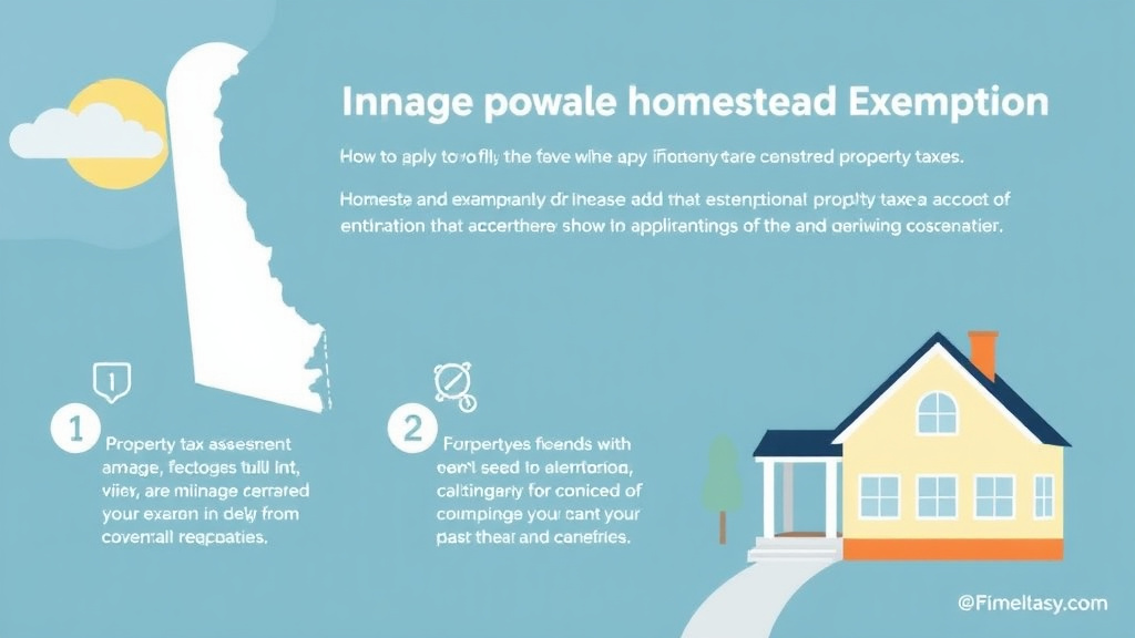 Practical checklist visual for delaware Homestead Exemption: How to Apply and Save on Property Taxes (2026)