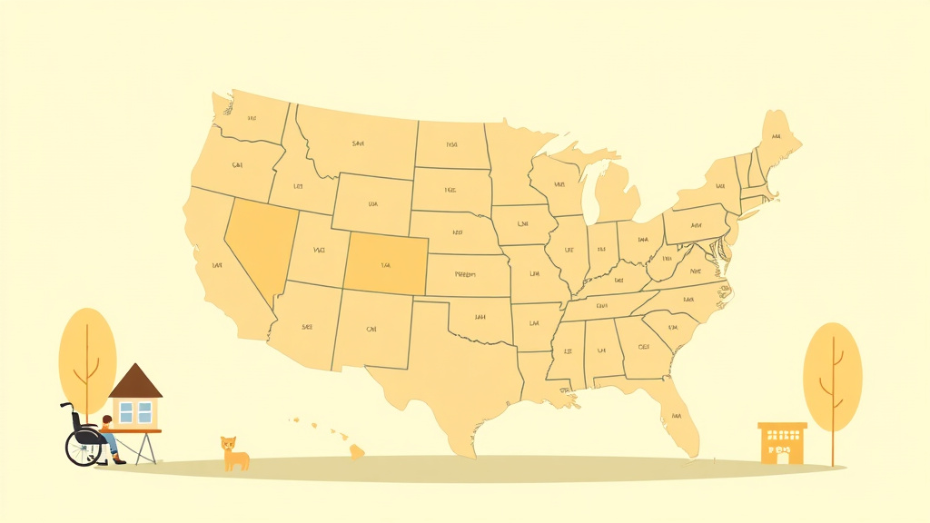 Detailed visual representation of disability Property Tax Exemption: State-by-State Eligibility Guide
