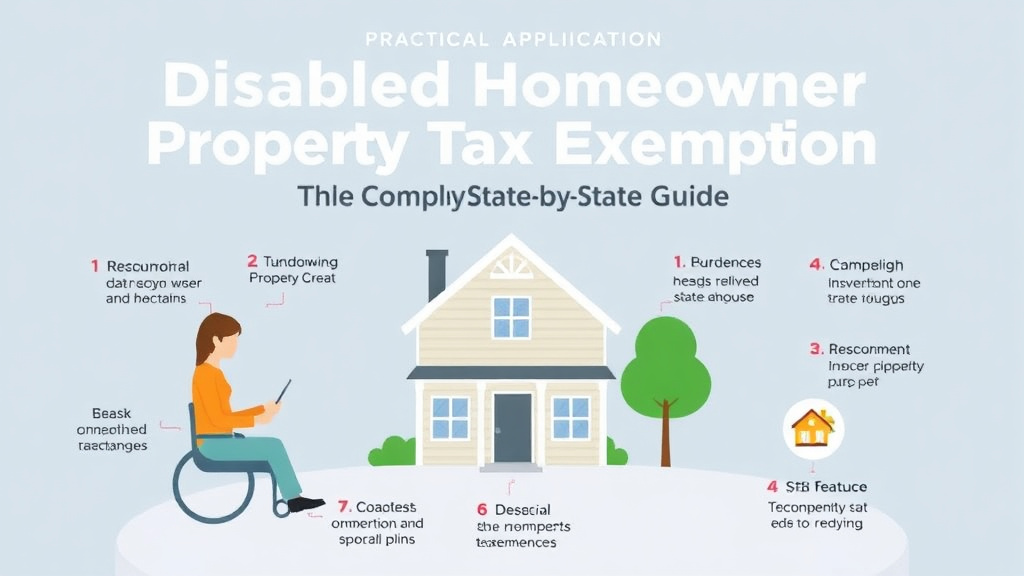 Practical workflow diagram for disabled Homeowner Property Tax Exemption: Complete State-by-State Guide