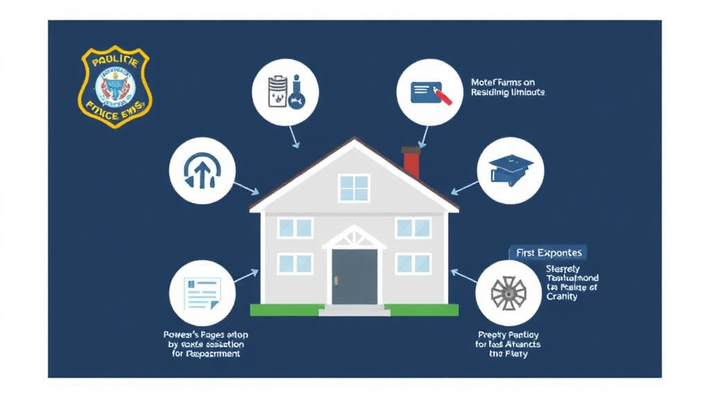 Hands-on guide visualization for first Responder Property Tax Exemption by State: Police, Fire, and EMS