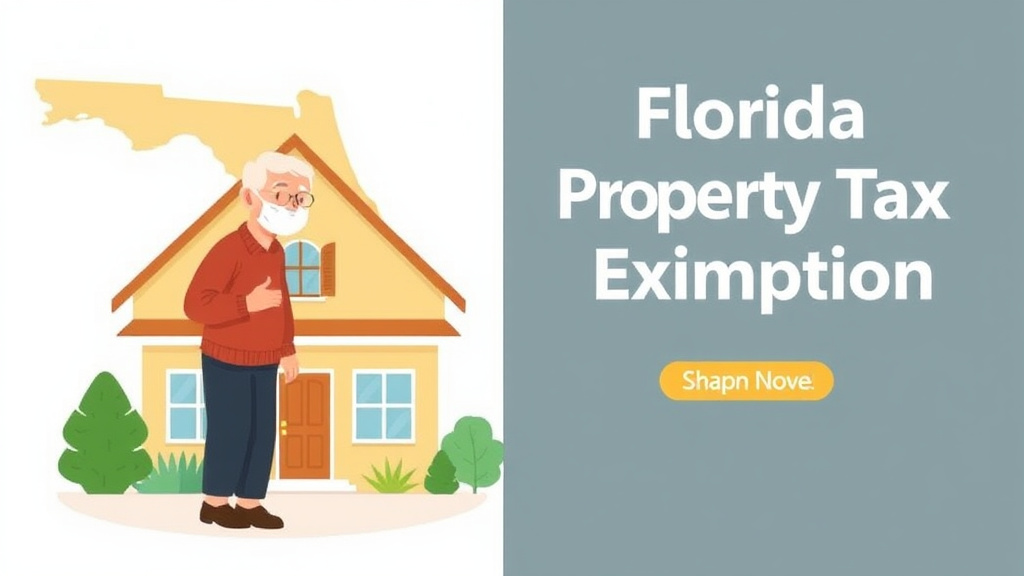 Illustration breaking down the fundamentals of florida Senior Property Tax Exemption: Age Requirements, Income Limits, and How to Apply