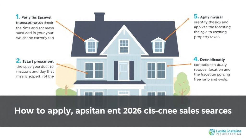 Action-oriented illustration showing how to apply georgia Homestead Exemption: How to Apply and Save on Property Taxes (2026)