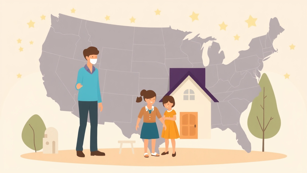 Visual overview of gold Star Family Property Tax Exemption by State with key concepts highlighted